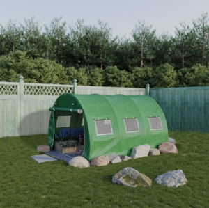 3m x 2m x 2m Tunnel Greenhouses Strong Galvanised Frame