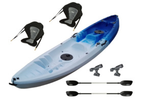 EZ365 Double Kayak-Blue-White - While Stocks Last