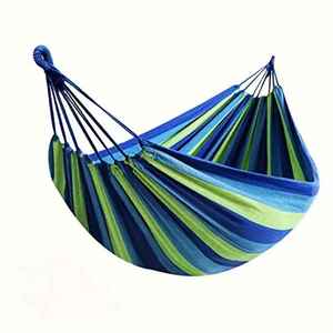 Outdoor Garden Camping Hammock, With Hanging Rope