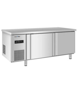 Stainless Double Door Workbench Fridge PLD-18N2F (700MM)