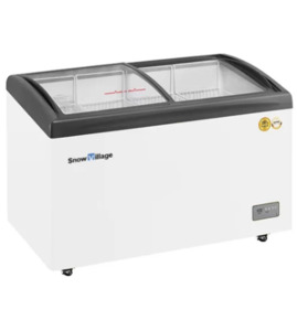 Two Sliding Glass Lids Dual Temperature Chest Freezer SD/SC-258YH