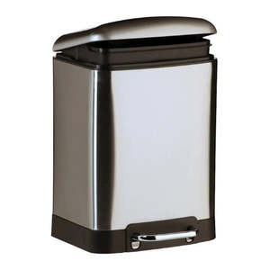 Kitchen Zip Classic 12L Rect Pedal Bin Brushed Stainless Steel