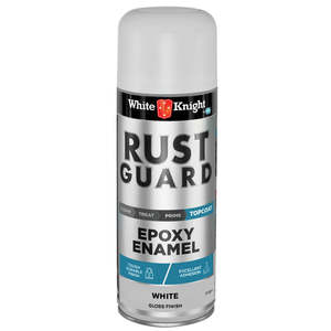 Painting White Knight 310g White Gloss Rust Guard Epoxy Enamel Paint