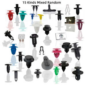 Automotive 100pcs Universal Mixed Random Plastic Fender Clips