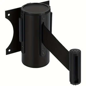 Events 114inch/2.9m Retractable Wall Barrier Strap Retractable Rope Safety Barrier