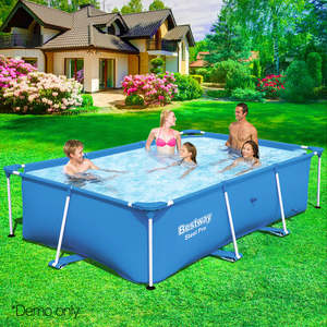 Pool BESTWAY Steel Pro 2.6x1.7m Deluxe Splash Frame Swimming Pool