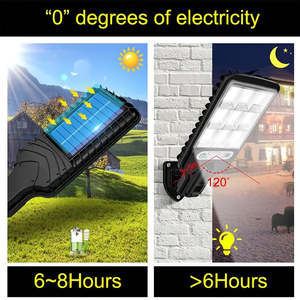 Lighting 108COB Solar Street Lamp Outdoor IP65 Waterproof