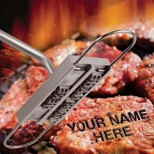 BBQ Branding Iron - Personalize Your Grilled Meats with Letter Prints