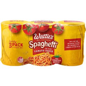 Canned Food Wattie's Spaghetti Handypack 420g (MOQ 3x3-Pack)