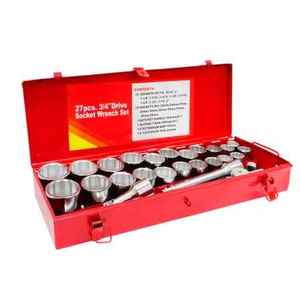 27pc 3/4in Socket Set