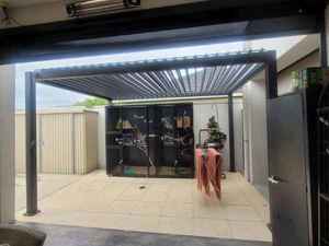 Outdoor Mimosa 3 x 4m Lava Portsea Louvre Semi Permanent Gazebo