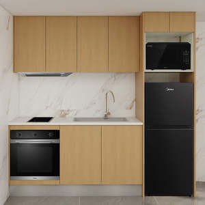 Complete Kitchen Natural Oak - Cabinets and Benchtop