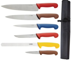 Hygiplas Colour Coded Chefs Knife Set