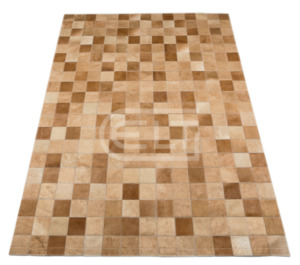 Products: Patchwork Rug - Caramel Home Decor Italian Leather