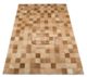 Patchwork Rug - Caramel Home Decor Italian Leather