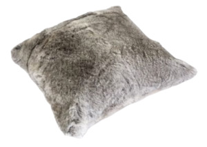 Rabbit Cushion - Grey Home Decor Italian Leather