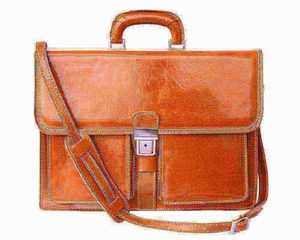 Roberto Briefcase Italian Leather