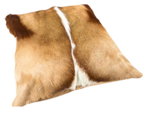 Springbok Cushion - Natural Home Decor Italian Leather