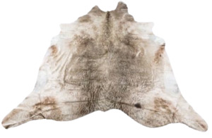 Cowhide Rug - Light Cafe Home Decor Italian Leather