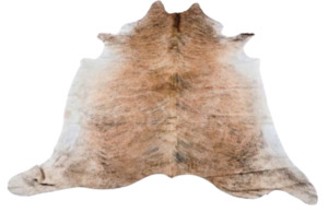 Cowhide Rug - Medium Brindle Home Decor Italian Leather