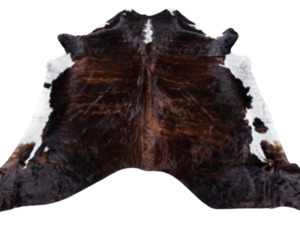 Products: Cowhide Rug - White Brindle Home Decor Italian Leather