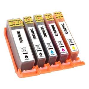 Printer And Stationary Supplies: Compatible Inkjet Bundle Pack: Substitute to Canon PGI650XL & CLI651XL Series