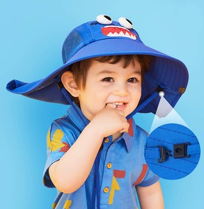 Childrens Gifts And Toys: Lemonkid Shark Wide Brim Sun Hat for Toddlers – Extra Coverage