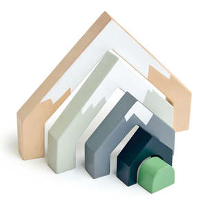Wooden Mountain Pass Stacking Arches - Tender Leaf Toys | Wooden Toy NZ