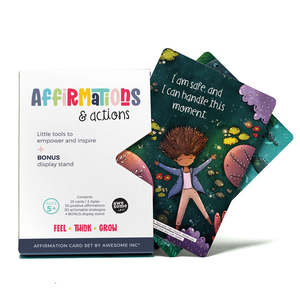 Childrens Gifts And Toys: Affirmations & Actions Card Set (age 5+)