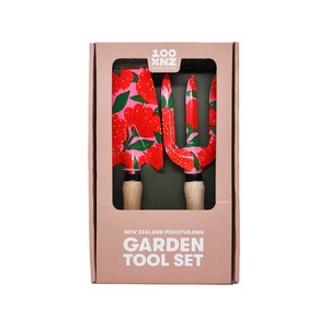 Arty Gifts: Bright Botanical Pohutukawa Garden Tool Set by 100%NZ