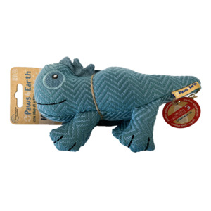 Pets And Animals: PAWS 4 EARTH Dog Toy Stuffed Gecko Small