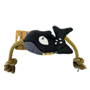 Pets And Animals: PAWS 4 EARTH Dog Toy Stuffed Killer Whale Rope
