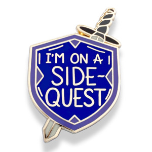 Jubly-Umph - I'm On A Side Quest Lapel Pin