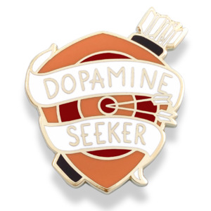 Jubly-Umph - Dopamine Seeker Lapel Pin