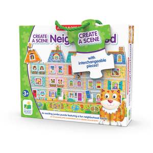 Create a Scene-My Neighborhood By The Learning Journey: Ages 3+