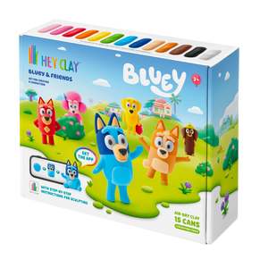 HEY CLAY - Bluey & Friends, Series Collection Clay Set - 15 CANS