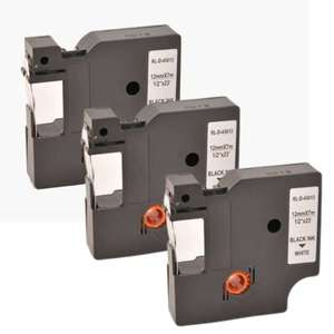 New Arrivals: Compatible Label Tape Cassettes Black-on-White *Triple Pack*: Substitute to Dymo D1 45013