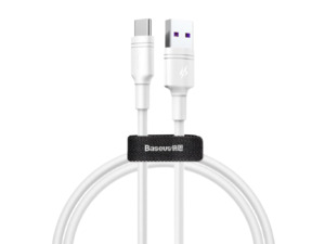 Products: USB C TO USB A 50CM DOUBLE RING QUICK CHARGE CABLE WHITE - Experts in Phone, Macbook & iPhone Repairs
