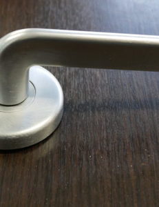 Quattro Square Rose Lever Set
