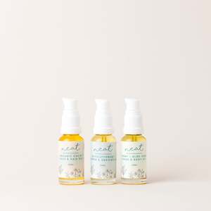Skincare: Mini Skincare Sample Oil Set of 3 - 100% Natural