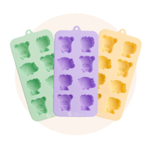 Food Drink: NEW: Nutra Organics - Animal Gummy Moulds - 3 Pack