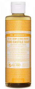 Dr Bronner's Citrus Orange Liquid Soap