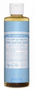 Clean: Dr Bronner's Baby Mild Liquid Soap