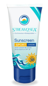 Suncare Tanning: Stream 2 Sea - Mineral, Biodegradable, Ocean and Coral reef safe 30 SPF Sunscreen