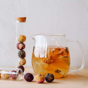 Superfoods: Better Tea - Blooming Tea Balls (in glass tube)