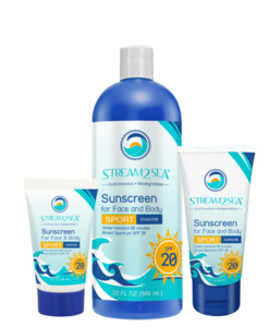 Sports Injury: Stream 2 Sea - Sunscreen for Face and Body SPF 20 - COMING SOON