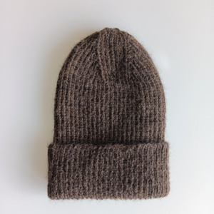 Men: Alpaca Hat - Chocolate Brown *B/O