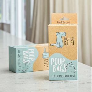 Cats Dogs: Life of Riley - Compostable Poop Bags - 120 bags