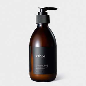 Ethos: Ethos - Natural Hand and Body Cream - Fragrance-Free - 250ml