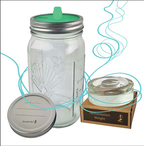 Goodlife - Fermentation Bundle - 1 Litre (now includes metal lid)